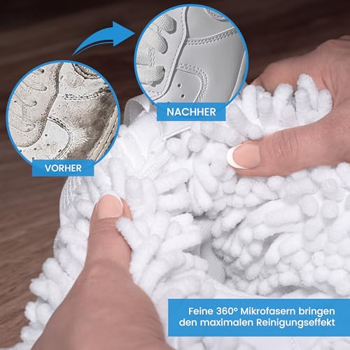 SHOESHIELD Premium Schuhwaschbeutel für Waschmaschine, Wäschesack für Sneaker & Turnschuhe, Gepolsterter Schutzbeutel für optimale Reinigung, Schutz & Pflege der Schuhe