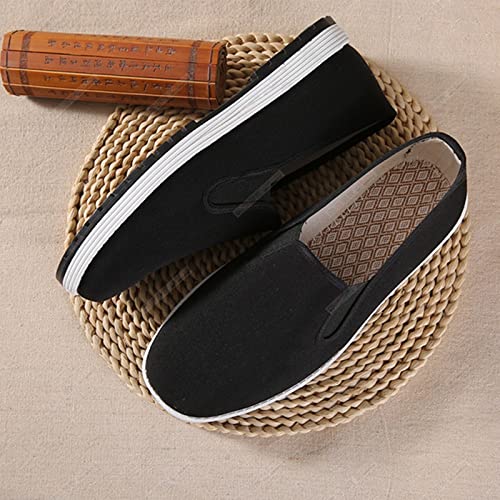 Tai Chi Shoes, Mens Chinese Traditional Old Beijing Cloth Kung Fu Martial Arts Tai Chi Canvas Shoes, Indoor Fitness Training, for Adapting to Your Daily Activities Around The House2