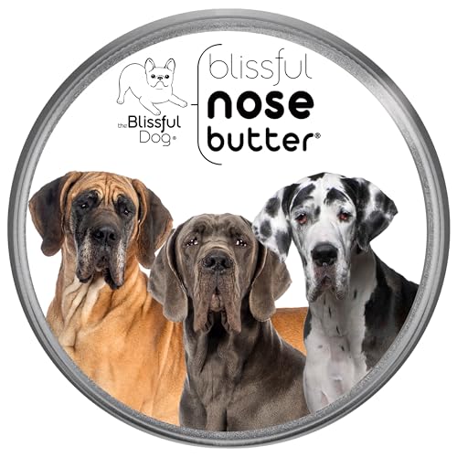 Image of The Blissful Dog Great Dane Nose Butter, Versatile Dog Nose Balm for Dry Nose, Handcrafted Nose Moisturizer, Easy-to-Apply Dog Essentials, Unscented, 2 oz.