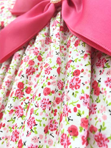 MSNFOASM Sweet Puppy Dog Dress,Cute Princess Cat Dresses Dog Skirt for Small Girl Dogs (Light Pink,M) - Image 6