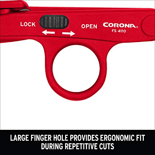Corona FS 4110 Hydroponic Finger Micro Snips , Red - Image 5