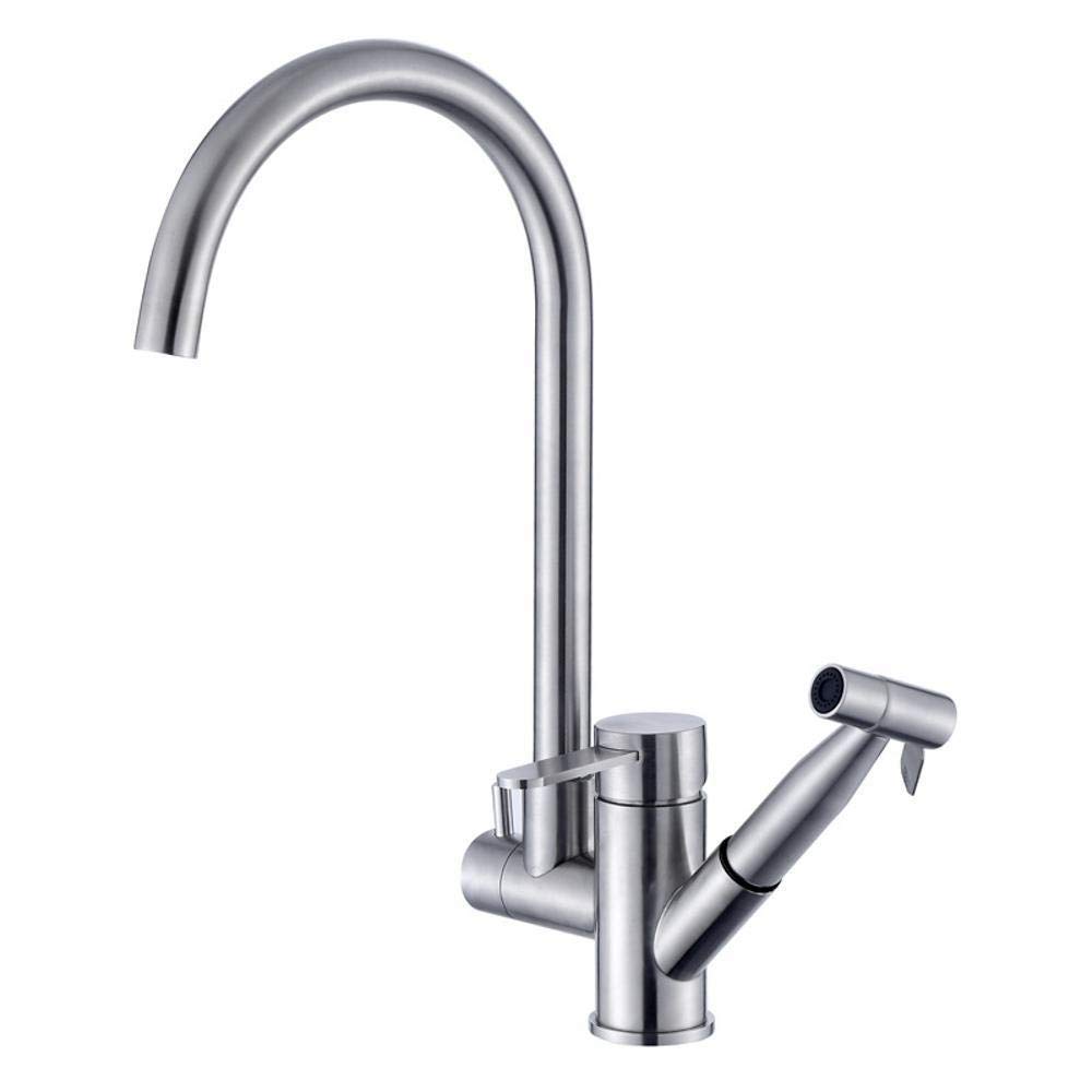 Robinet de cuisine extractible OKUOKA mitigeur chaud froid pour évier et lavabo