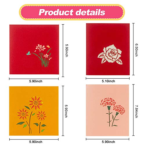 Cacukap CACUKAP-GREETING CARD-04 Pop Up Card, Mother'S Day Cards thumb #6