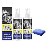 Rust Remover Spray for Metal,Heavy Duty Metal Cleaner,Multipurpose Rust Stain Remover,Tools, Cars, Chains, Iron Out Rust Stain Remover (2PCS)