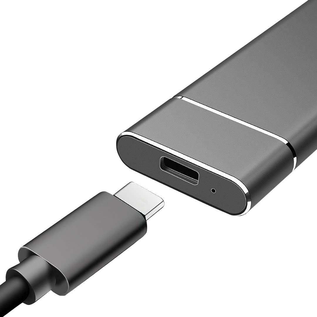 KARMATECH SSD Esterno 256GB, SSD Portatile USB-C Fino a 500MB/s, Unità a Stato Solido Esterna per Archiviazione Dati, Compatibile con Windows, Mac, Laptop, Smartphone, PS5, Xbox (Ricondizionato)