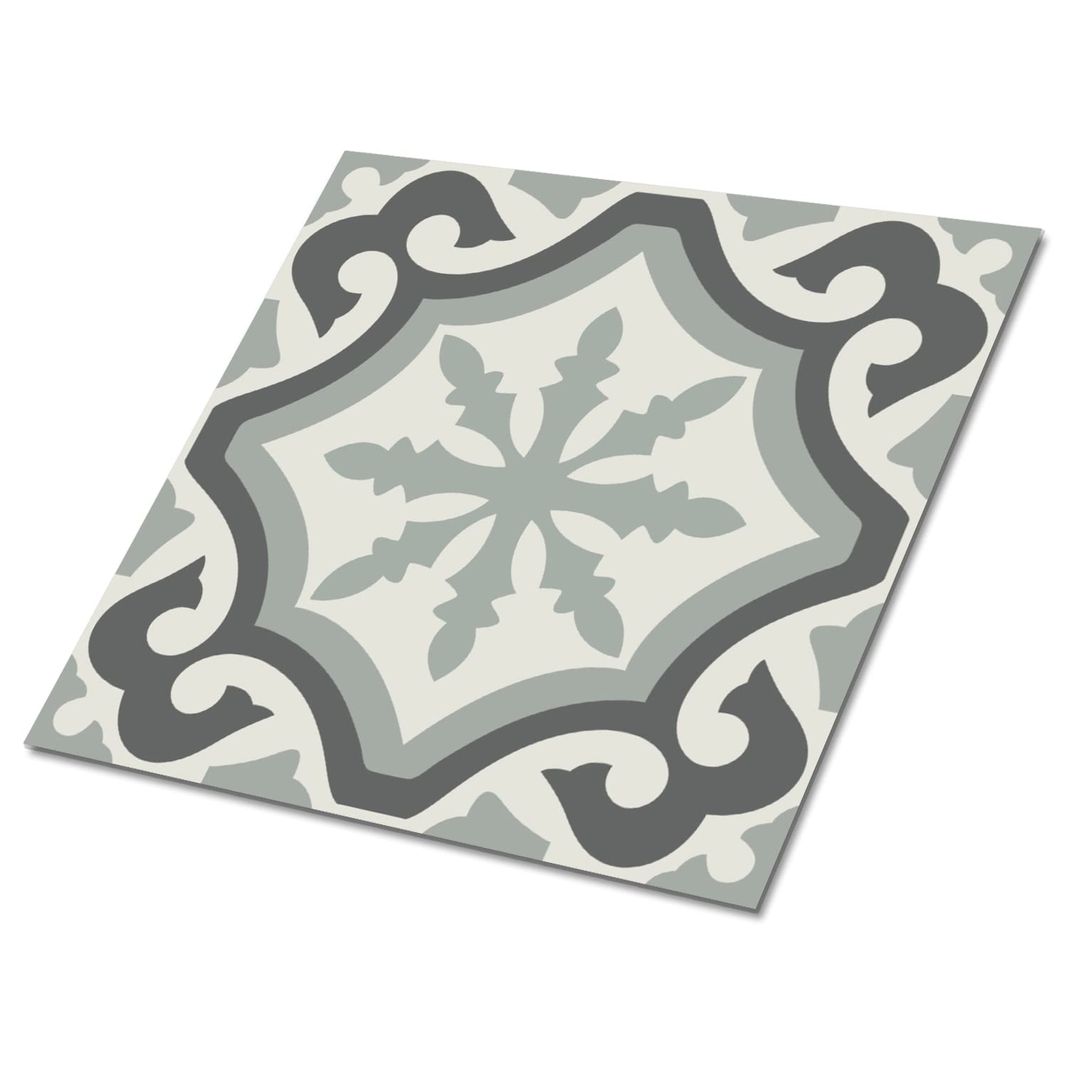Decormat Suelo Azulejos 9 Piezas 30x30cm Baldosas de vinilo autoadhesivas PVC - Peones de ajedrez