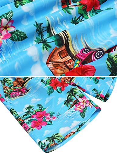 Daupanzees Men Swim Trunks Drawstring Board Shorts Elastic Waist Beach Shorts with Pockets4