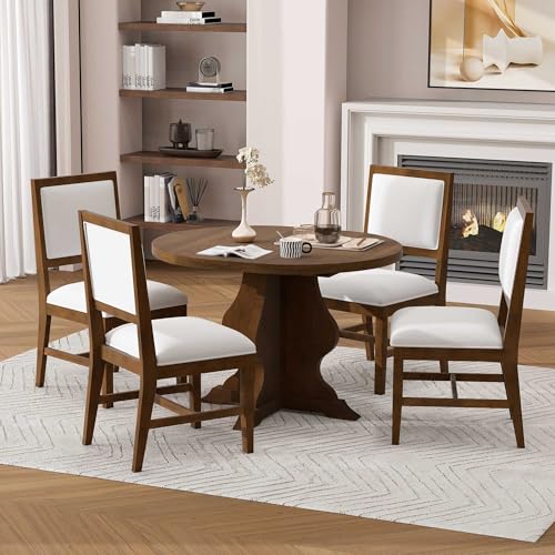 Merax Extendable Farmhouse Dining Set