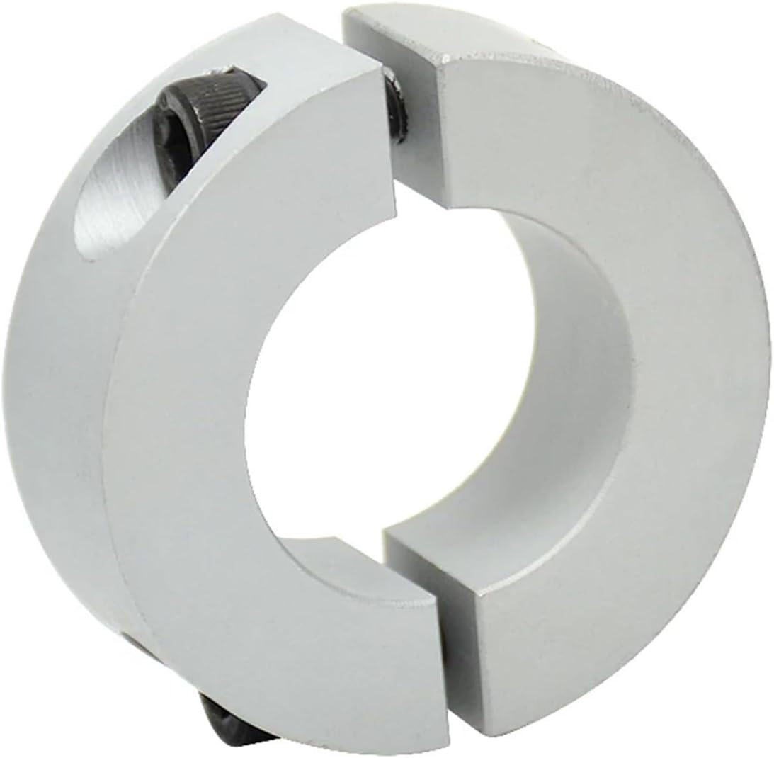 Shaft Stop Collar Double Split, Machine Tools Split Shaft Collar Aluminum Alloy Anodized Stop Dia 3-8 mm Multiple Sizes(S/C/S/M/T184012)