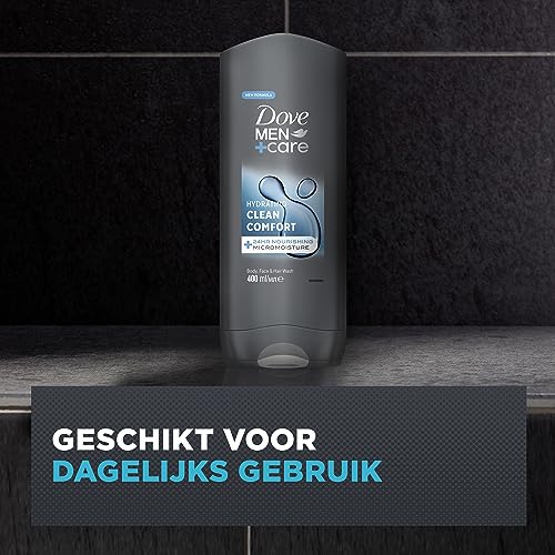 Dove Men+Care Hydraterend Clean Comfort Douchegel 3×250 ml - View 4