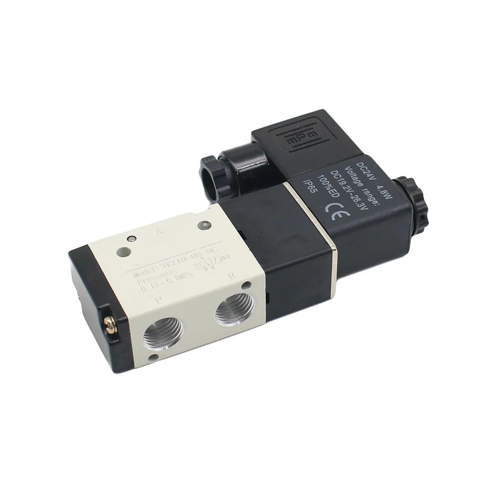 Électrovanne 3V210-08 AC110V à commande pneumatique 3 voies 2 positions