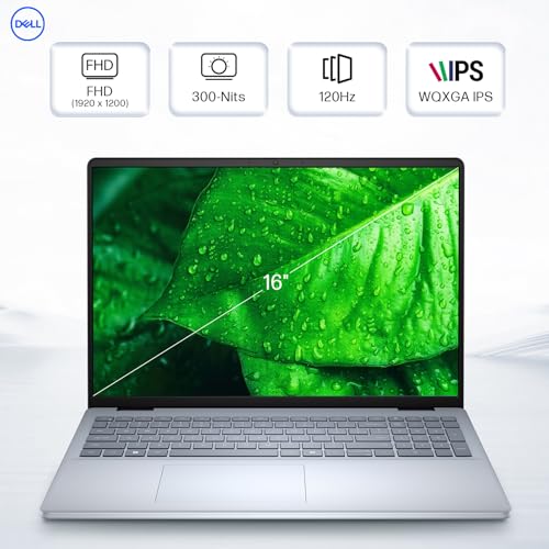 Dell Inspiron 16" Touchscreen Laptop, FHD+, 300 nits Touch Screen, Intel 10-Core 7 150U(Up to 5.4GHz), 32 GB DDR5, 1 TB SSD, Webcam, Backlit Keyboard, Fingerprint Reader, Windows 11 Pro,w/Accessories