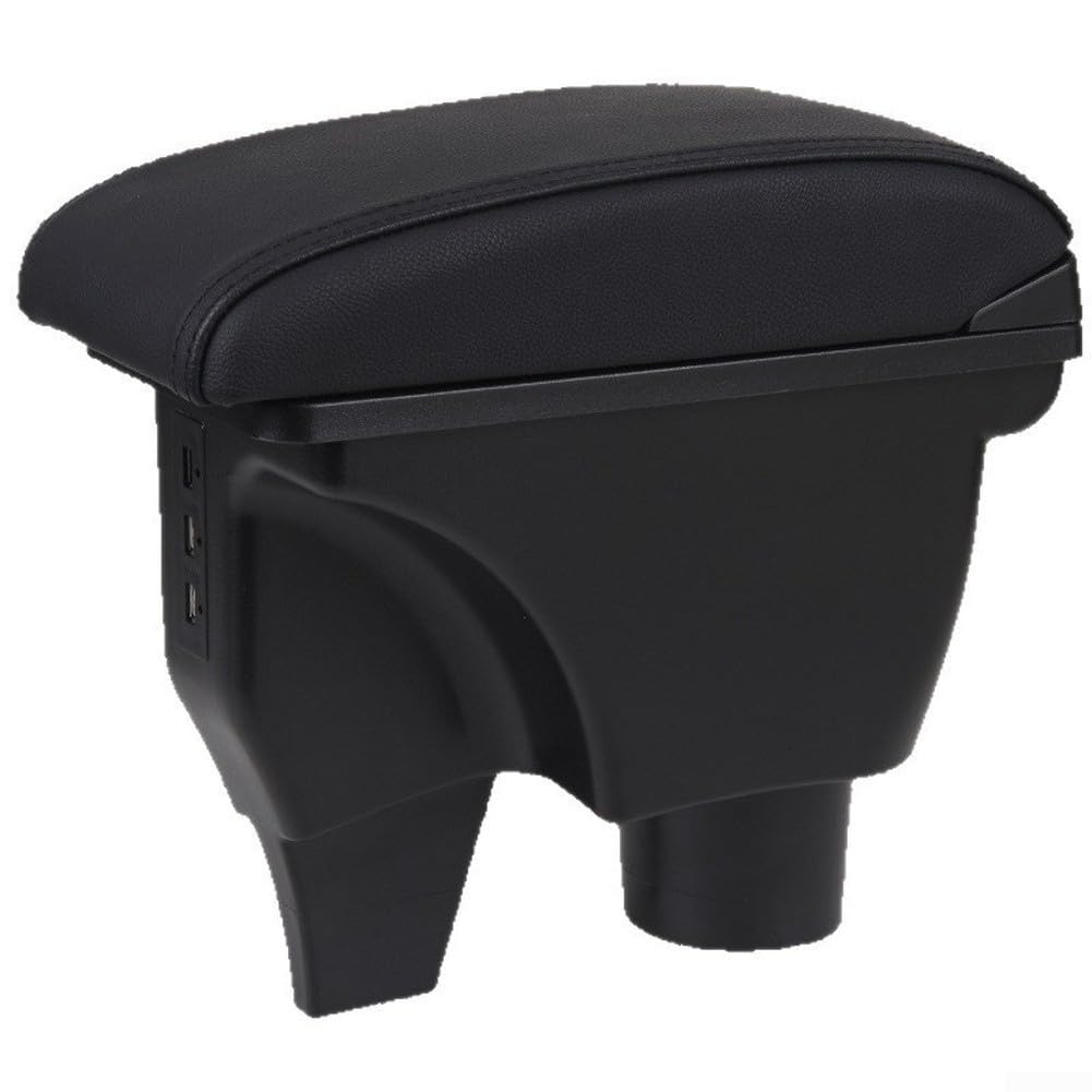 Microfaser Leder Armlehne Schwarz Rot Naht(A)