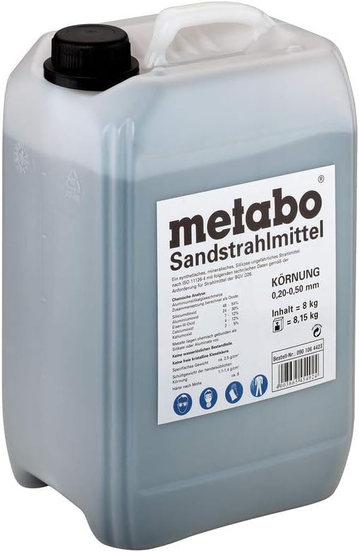 Metabo0901064423 Sand Blasting Grit, 0 V, Green, 0.2-0.5 mm