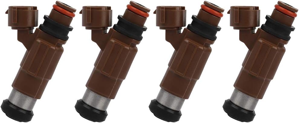 INP-780 Engine Fuel Injectors Set Compatible with 2000-2002 for Mazda for 626 2.0L, 1999-2000 for Mazda for Protege 1.8L, 4Pcs 4 Holes