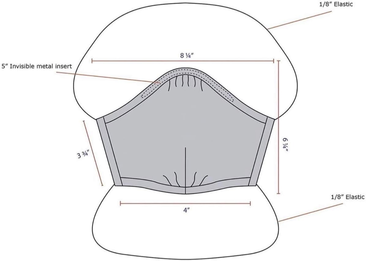 Gеt Dіѕсоunt 70% Prісе Face Mask 3 PACK Protective Public Safety Reusable Made in USA (Same Day Shipping) (Heather Grey)