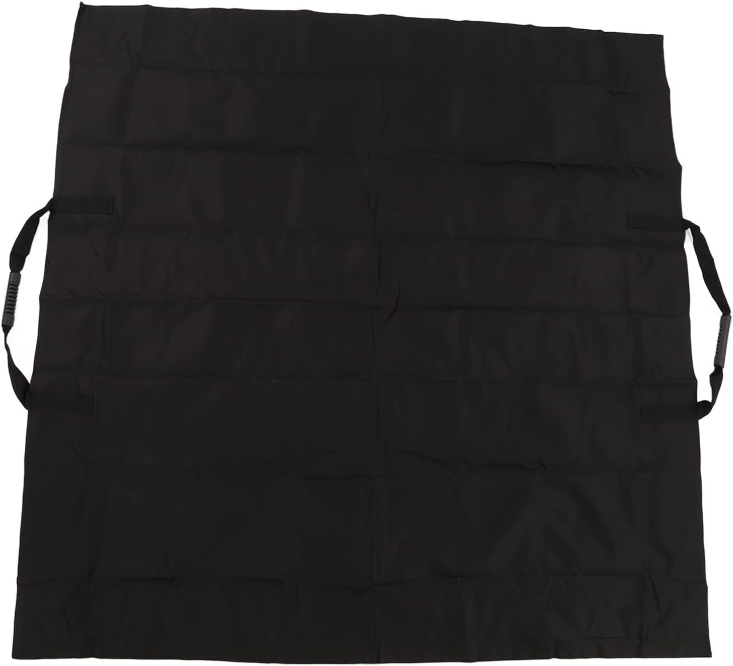 Gardening Leaf Bag, 2 in 1 Garden Falling Leaves Mat and Outdoor Garbage Storage Bag, Reusable 600D Oxford Cloth Yard Waste Collector with Carry Handle for Lawn Debris (Black)