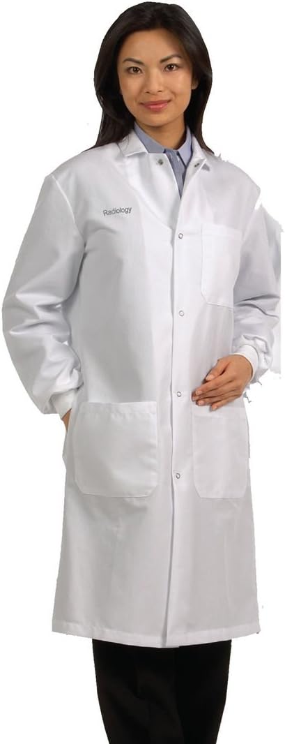 unisex-adult Unisex Snap Front Lab Coat Blazer