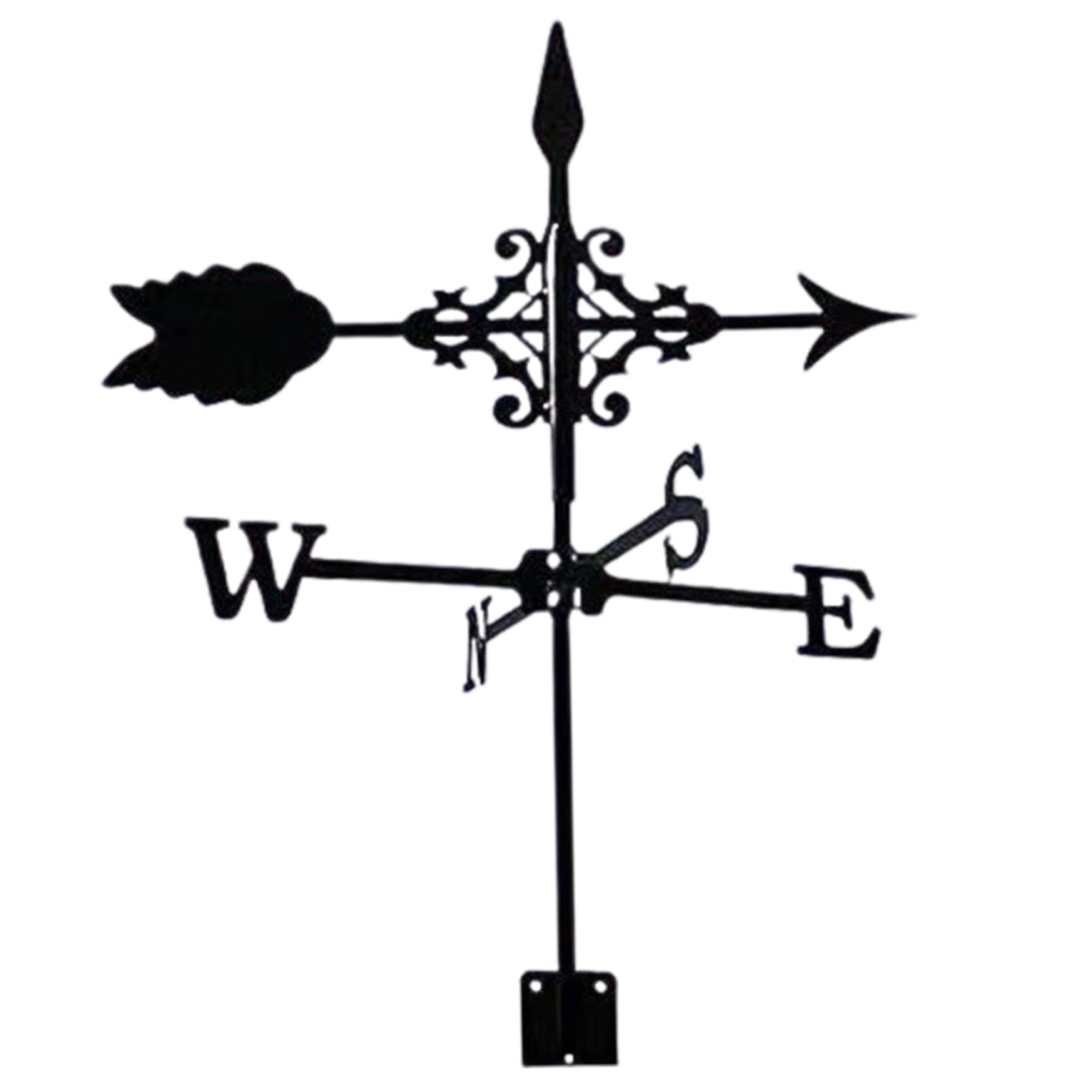 Veleta para el jardín indicadores de dirección del viento de metal con adorno de flecha Veletas meteorológicas montaje en techo para decoración de patio jardín,patio,Veletas para cobertizos de viento