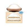 MARS MADE Castor Oil Shampoo Bar 2.0 - Hydrating & Moisturizing Natural Hair Soap Bar Shampoo for Hair Growth & Scalp Nourishment - Bathing Soap Solid Shampoo for All Hair Types (120g, 4.23oz)