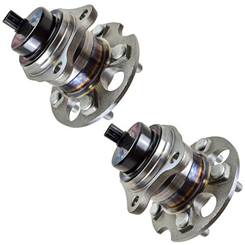 Image of TRQ Rear Wheel Bearing and Hub Assembly Set 2 Piece Compatible with 04-06 Lexus RX330 FWD 07-09 RX350 FWD 06-08 RX400h 04-07 Toyota Highlander