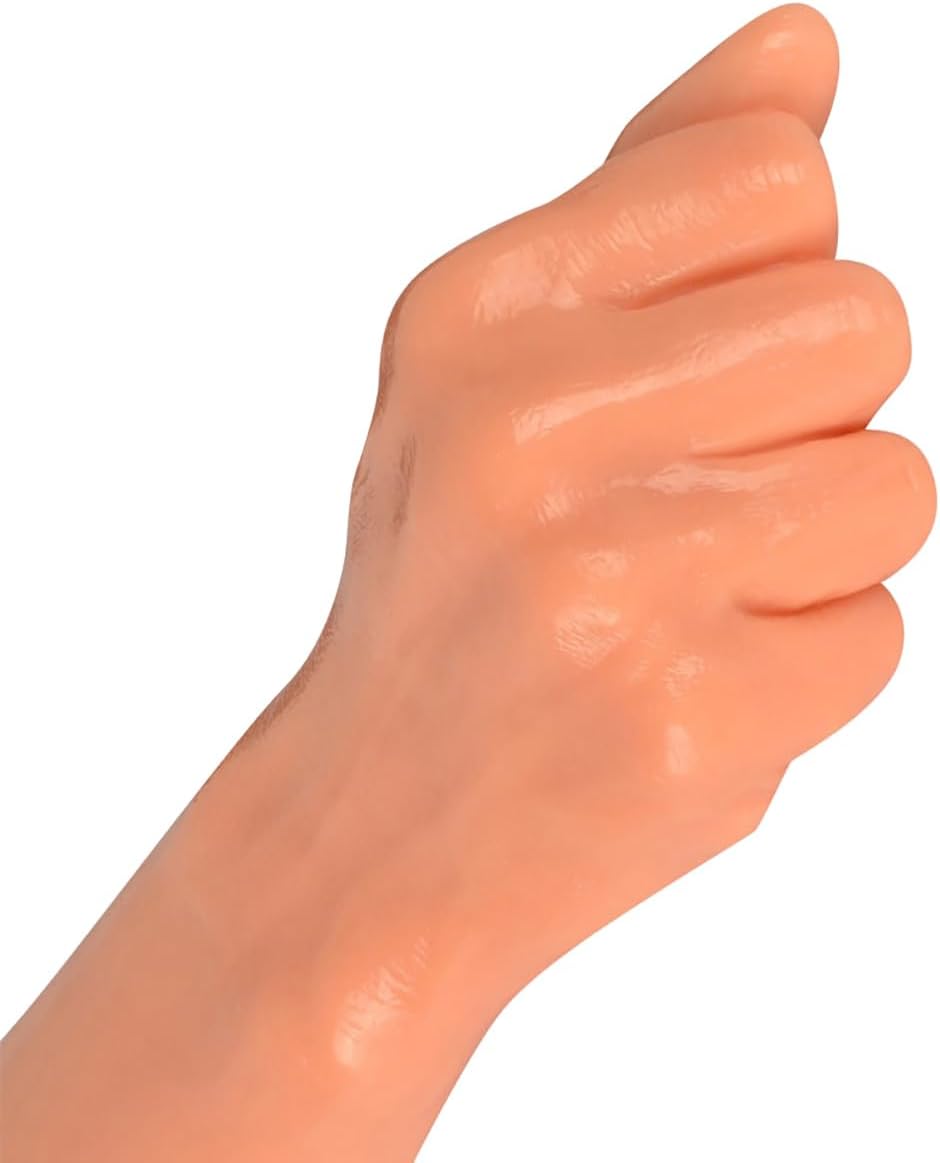 Big Fist Big Hand Anal Erotic Sex Toy 9.5" with Suction Cup (Natural)