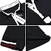 HOTOUCH Mens Casual Short Sleeve Polo T-Shirt Lightweight Slim Fit Polo Shirt (Black XXL)