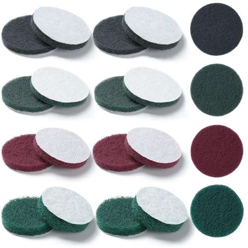 Prebarfun 32 Piezas Cepillo de Limpieza Eléctrico para Bosch, Juego Accesorios Almohadillas Limpieza, Bosch Universal Brush, Accesorios para Cepillo de Limpieza para Limpiar Paredes, Baño, Cocina