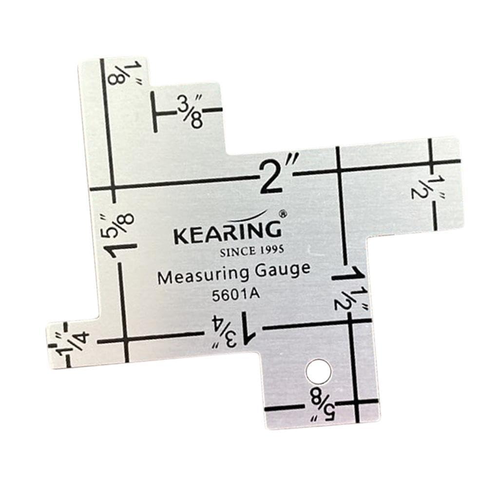 Lixsazse Sewing Measuring Ruler Essential Tool Accurate Quilt And Sewing Measurements 2 Inch Measuring Gauge Essential Tool Ruler For Fabric Tailor Accessories