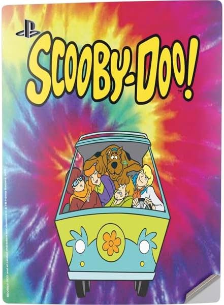 Skinit Decal Gaming Skin Compatible with PS5 Digital Edition Console - Officially Licensed Scooby Doo Scooby-Doo Tie Dye Design