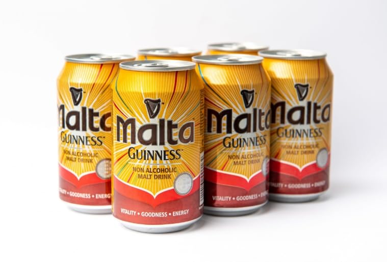 Malta Guiness - Bebida no alocólica, lata de 11.2 fl oz (paquete de 6)