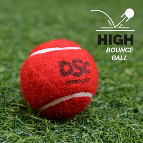 Image of DSC Nitro Light Leather Cricket Ball (Red) Pack of 6