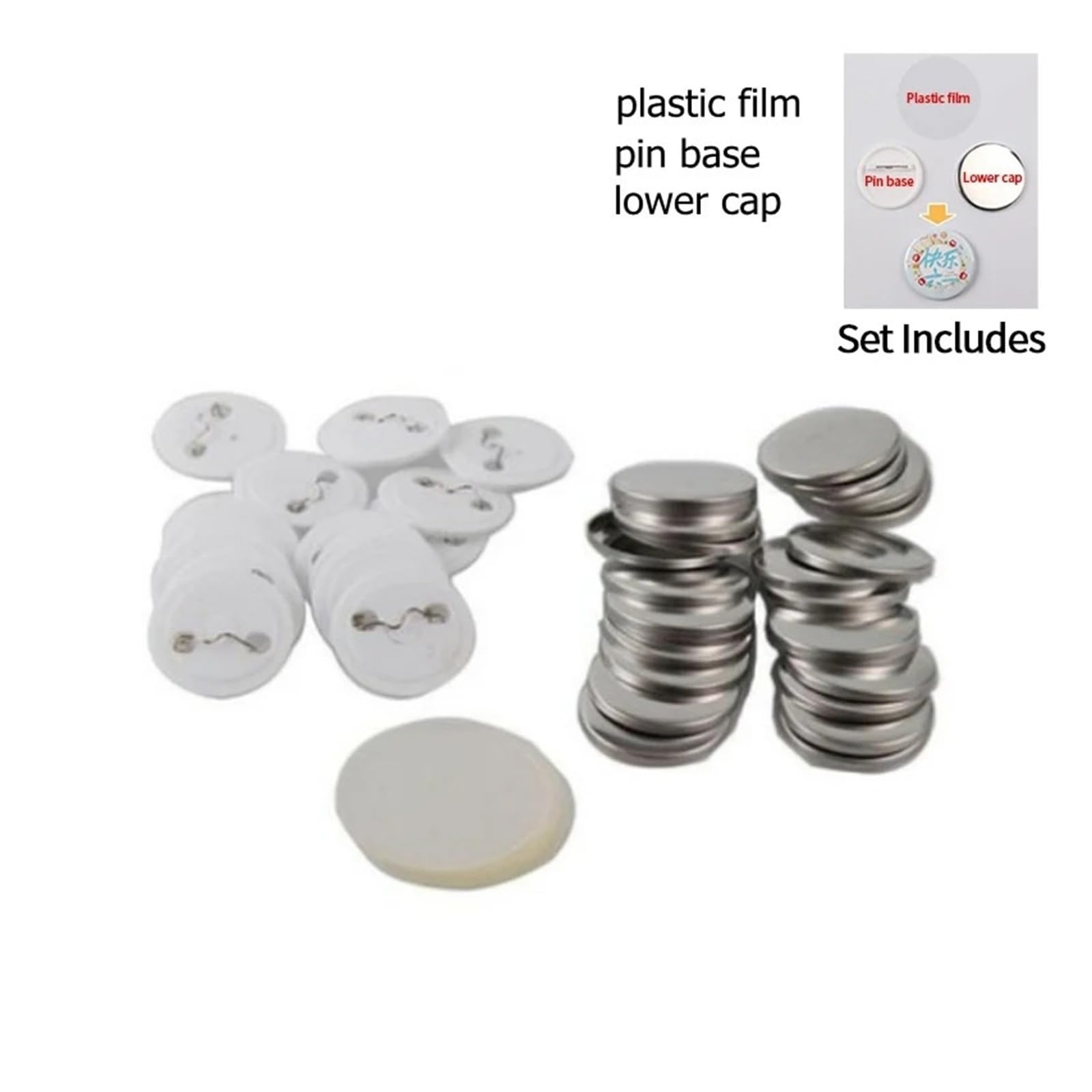 Materiały do produkcji przypinek żelaznych 32/44/58 mm, materiały DIY, akcesoria pakowania, produkcja Różnego przeznaczenia