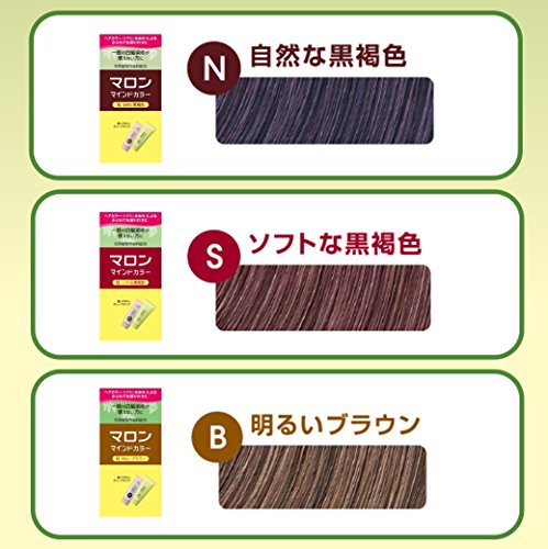 マロン マロン マインドカラー クリーム N 自然な黒褐色 の商品画像 4