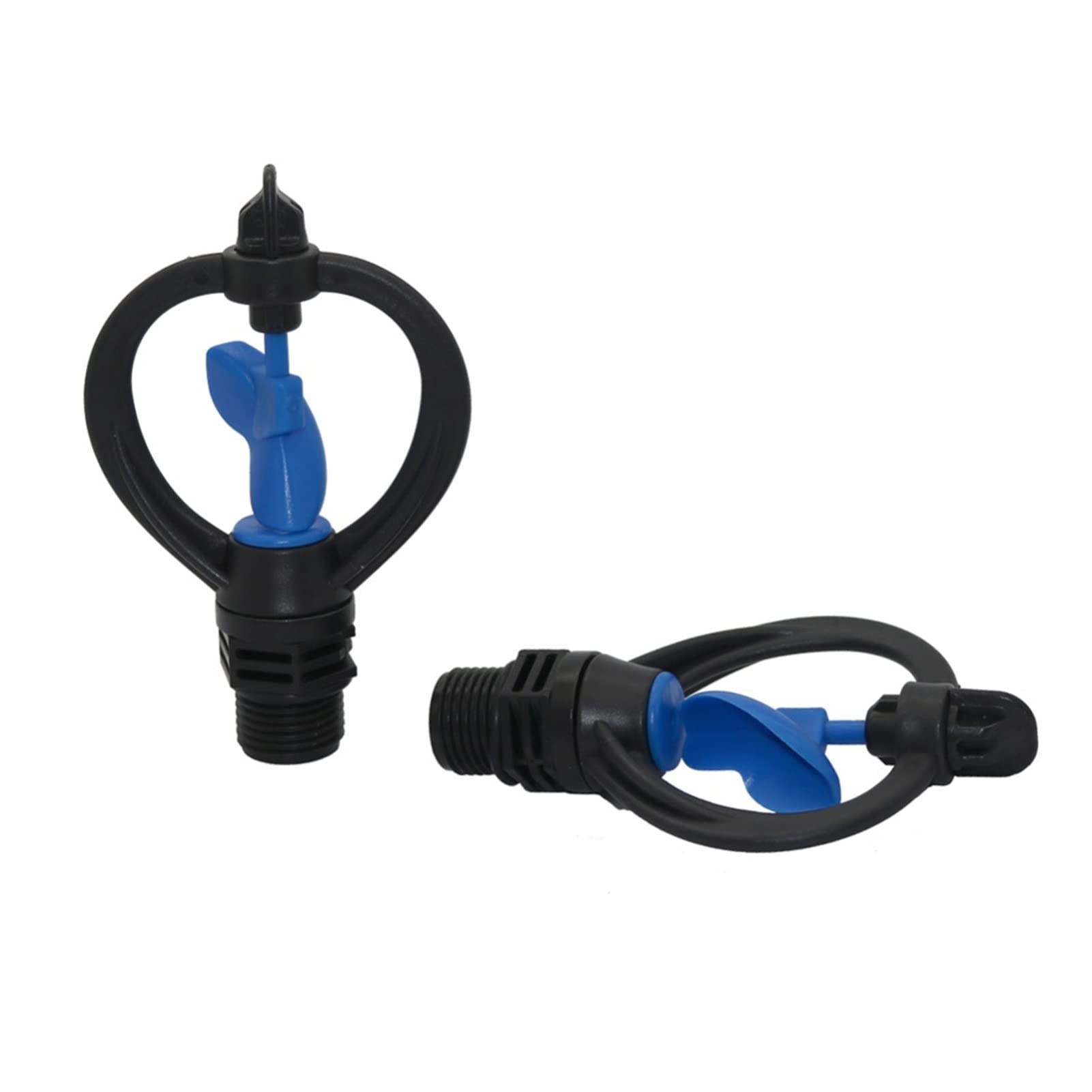 Irrigazione del prato da giardino, 40 pezzi di filo esterno da 1/2" a farfalla, irrigatore rotativo per irrigazione dell'acqua da giardino (colore: casuale)