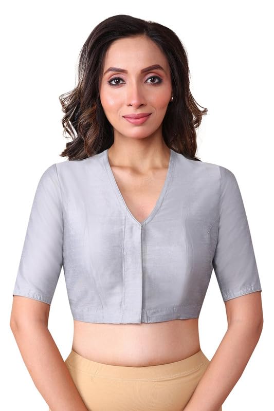 rene Cotton Tussar Blouse(T-005204@@P)-picture-44