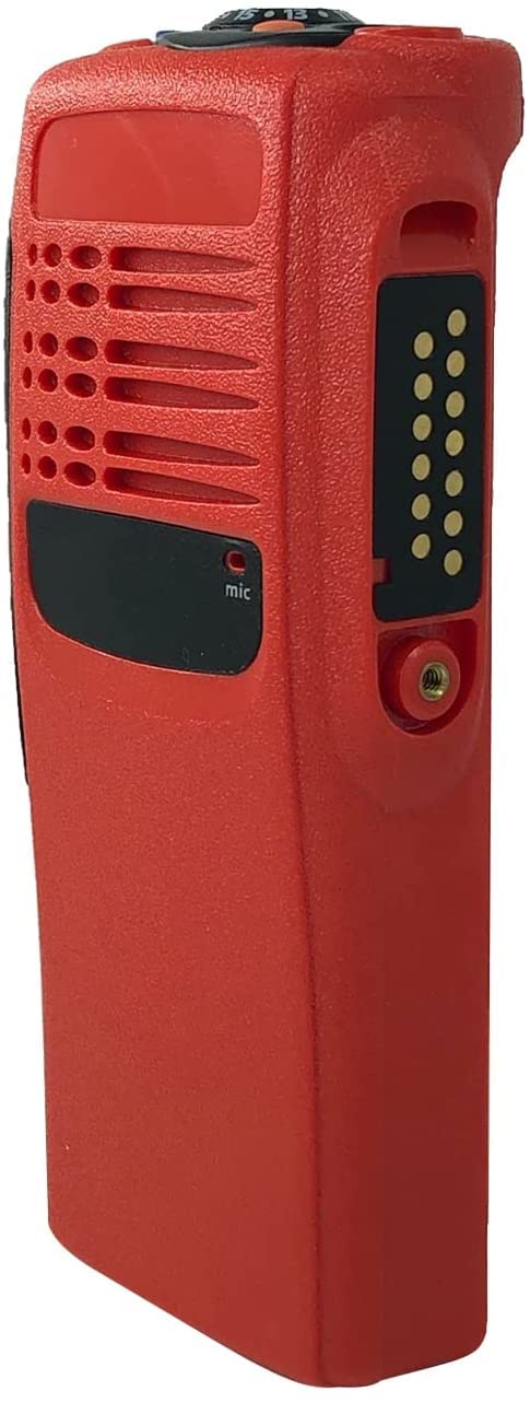 Replacement Housing Case Cover for HT750 Two-Way Radio | Complete Kit with Speaker & Ribbon (Durable Impact-Resistant Red Shell)