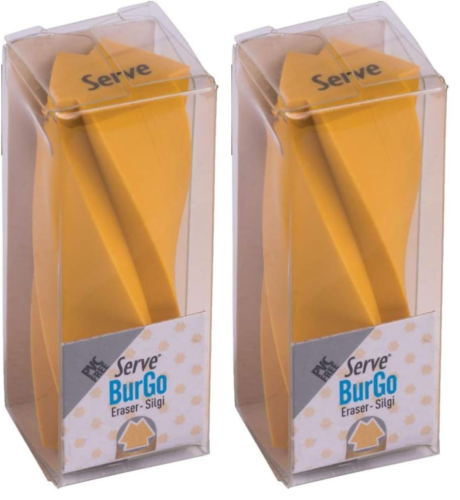 Serve Burgo Silgi Model4 Pst Hrd Sari Tekli Pet 2li paket