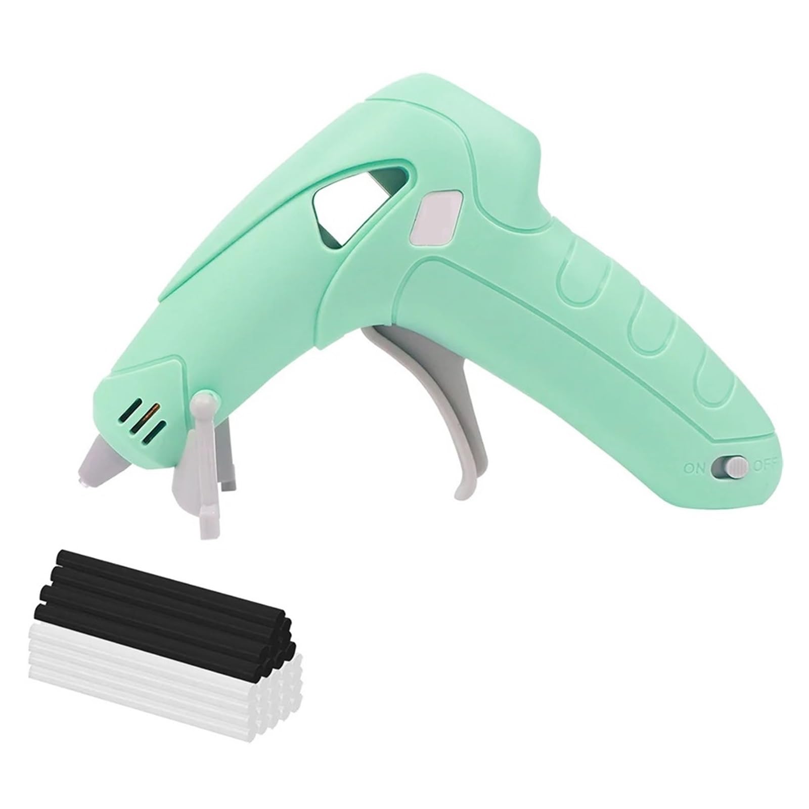 Pistolet do klejenia na gorąco Bezprzewodowy Pistolet Do Klejenia Na Gorąco 7mm Klej W Sztyfcie Bezprzewodowy Pistolet Do Klejenia Naprawa Domu Narzędzia DIY Prezenty Dla Dzieci 2200mAh 90 Min Czas Uż