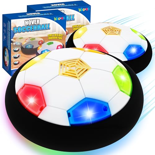 KKONES Kids Toys Hover Soccer Ball (Set of 2),...