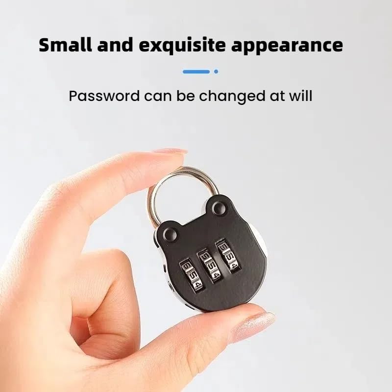 Image of Combination Lock for Locker 3 Digit,Waterproof Padlock for lockers, Bag, School, Toolbox, Gate, Case, Outdoor, Hasp Storage