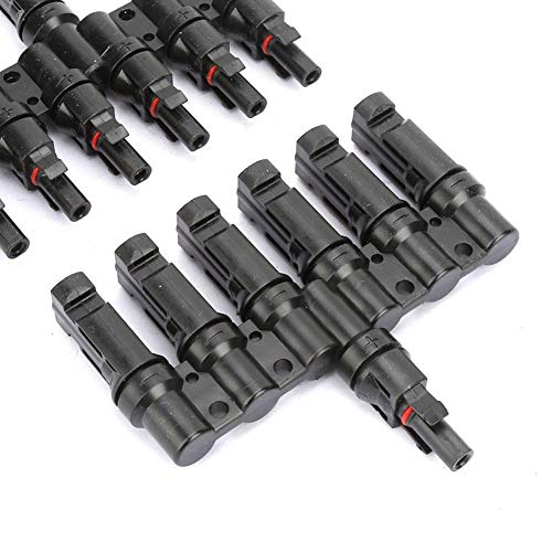 Anel à prova d'água Trava automática Retardante de fogo Seis em um Adaptador Conector de painel sol