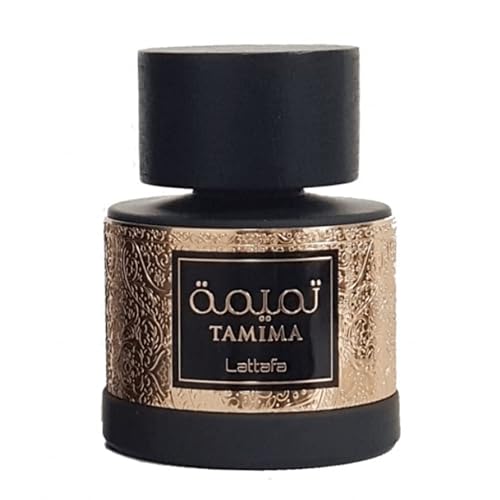 Lattafa Perfumes Tamima EDP- Eau De Parfum 3.4 fl oz Unisex  Fresa, Piña, Frambuesa, Grosella Negra, Ruibarbo, Naranja, Limón, Cantidad 1