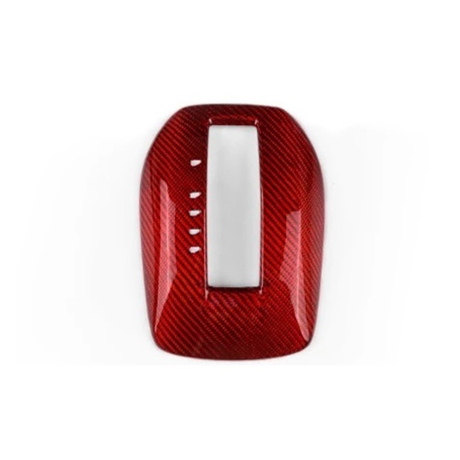 Vnhlotvjl Red Real Hard Carbon Fiber Car Gear Shift Panel Sticker Compatible For Camaro 2010-2015 Interior Trim Accessories(Red)