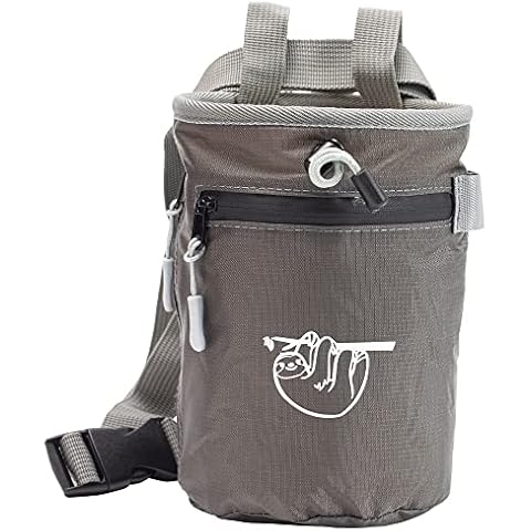 Old Blue Chalk Bag with Storage Pockets Cover