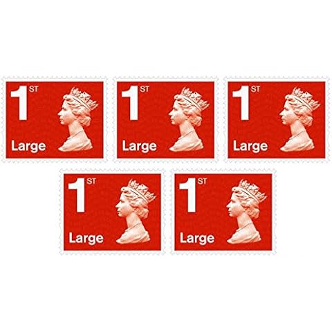 5 Large Letter First Class Stamps Cover