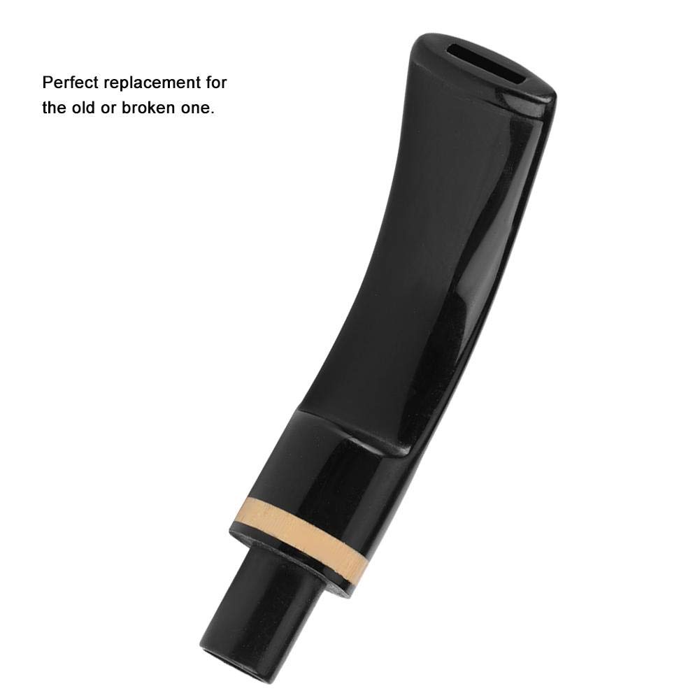 Amazon.co.jp: 喫煙パイプマウスピース、黒の再利用可能な煙たばこ