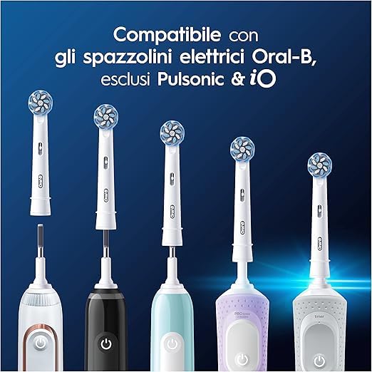 Oral-B Pro 3D White Ersatzköpfe, 10 Stück, geeignet für Briefkästen