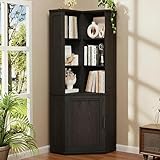 BROTTAR Corner Bookshelf, 67'...