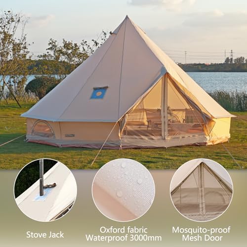 Bell Tent with Stove Jack 16.4ft